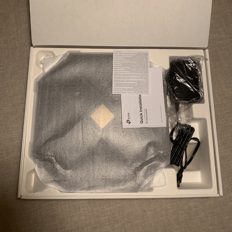 TP-Link Archer AX6000 in the box