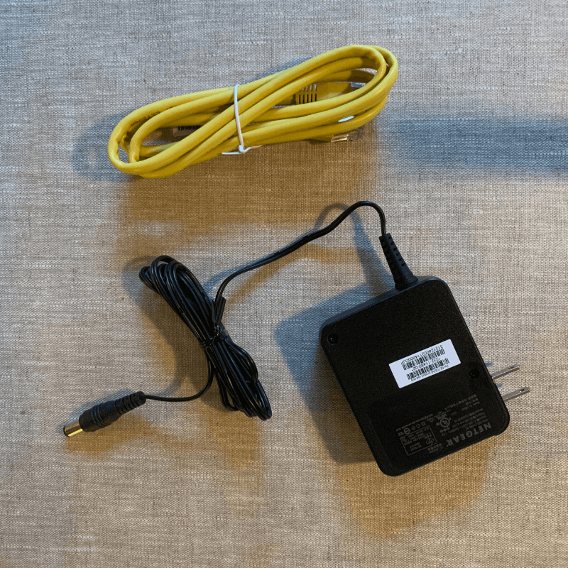 What the Netgear CM2000 comes with
