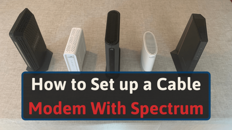How to Set up a Cable Modem With Spectrum in 4 Easy Steps