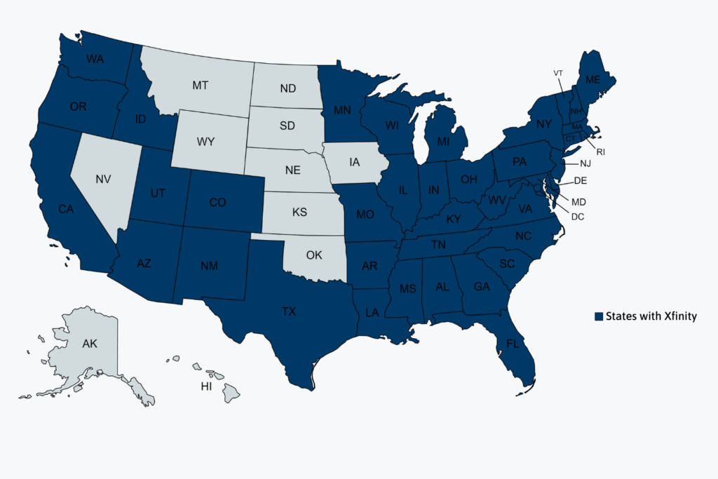 Xfinity Availability Coverage Map Networks Hardware