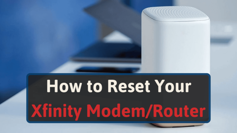 How to Reset Your Xfinity ModemRouter (Gateway)